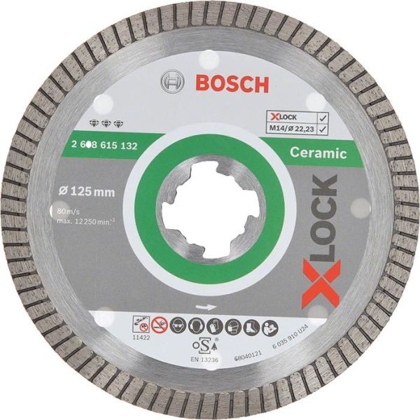 Bosch Best for Ceramic Extra Clean Timanttikatkaisulaikka X-LOCK 115 × 22,23 × 1,4 × 7 mm
