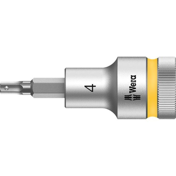 Wera 8740 C HF Kuusiokolohylsy 1/2" 4 mm, pituus 60 mm