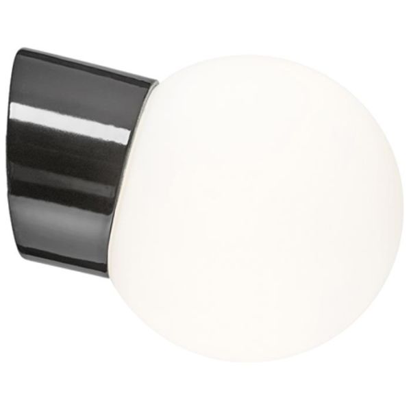 Ifö Electric 6044-800-16 Seinävalaisin matta, viisto, IP54, LED Musta
