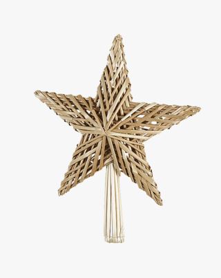 Natural star joulukuusenkoriste luonnonväri