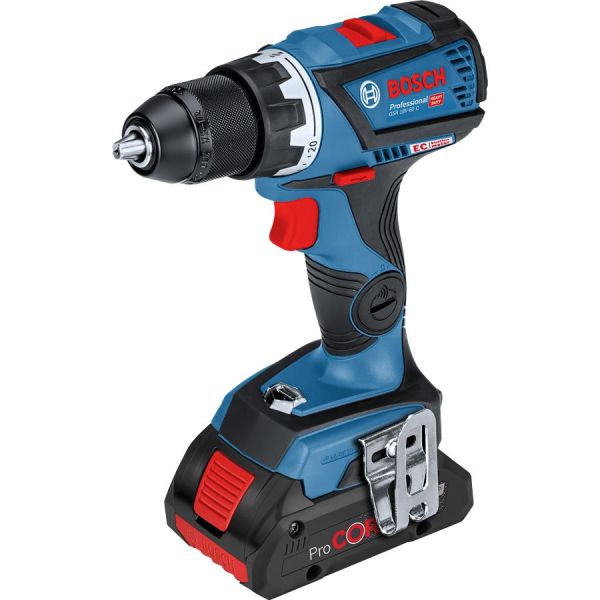Bosch GSR 18V-60 C Porakone-ruuvinväännin Sis. L-BOXX-laukun, 4,0Ah:n akut ja laturin