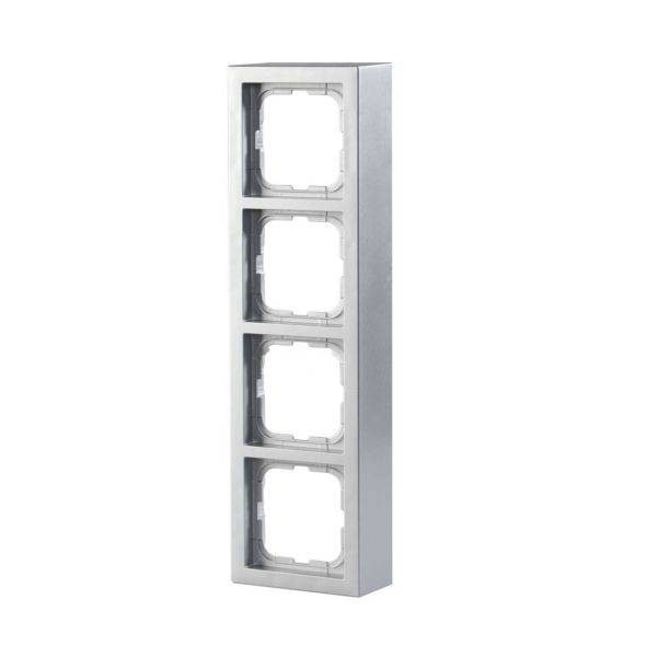 ABB Impressivo Korotuskehys alumiini 4-paikkainen