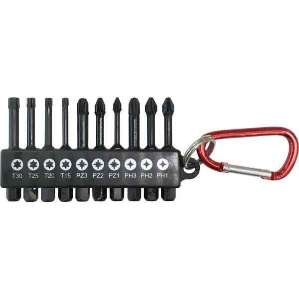 HiKOKI 60120820 Ruuvikärkisarja 1/4", 10 osaa