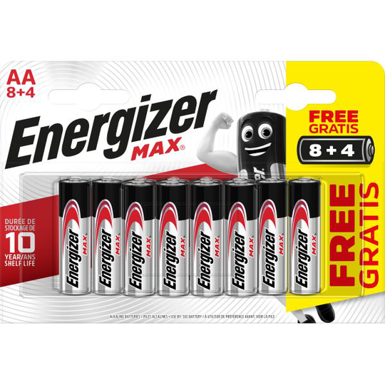 Energizer Max Akku AA, 1,5 V 10 kpl