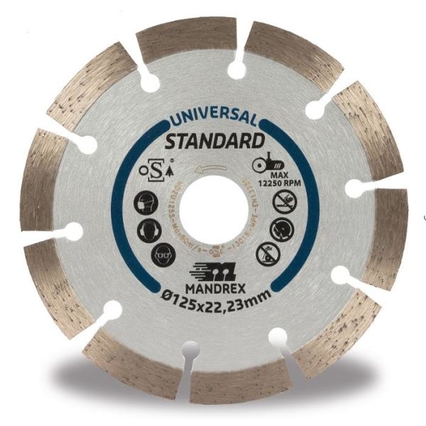 Mandrex Universal Standard Timanttikatkaisulaikka 115 mm