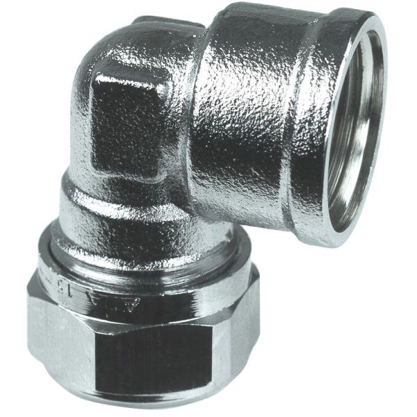 Gelia 3006147002 Kiristysrengasliitin sisäkierre, kulma, kromattu 12xG10