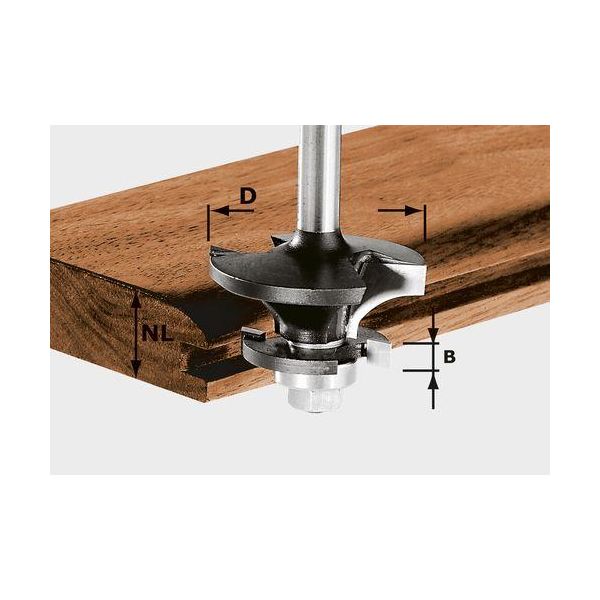 Festool HW S8 D43/21 A/KL Vastaprofiilijyrsinterä kara 8mm