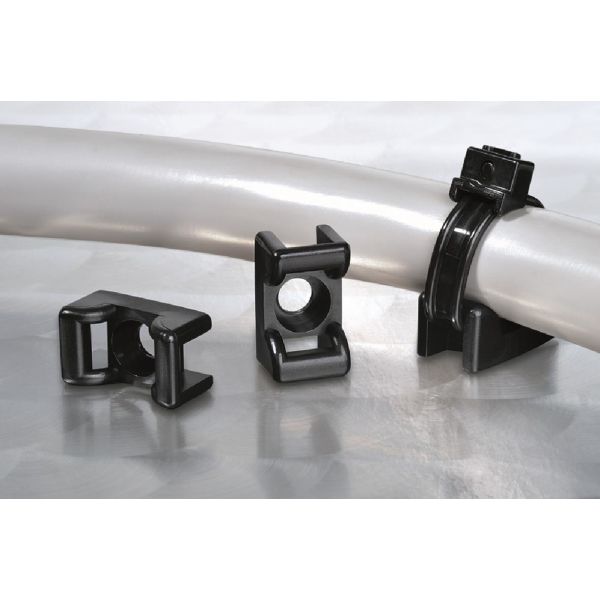 Hellermann Tyton 151-30700 Asennuslevy 15,8 x 21,8 x 9,4 mm, 100 kpl/pakkaus