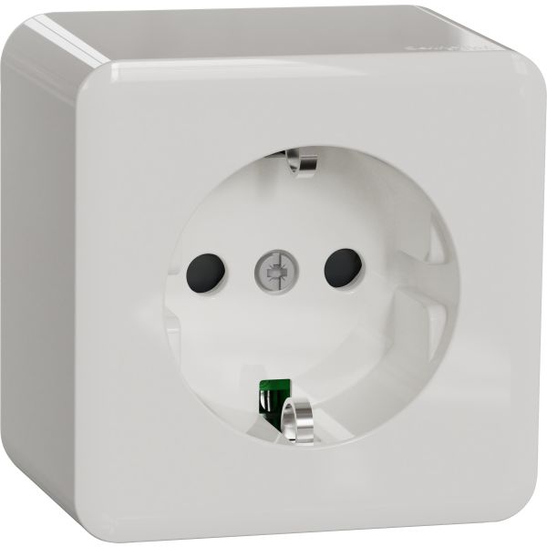 Schneider Electric Exxact Seinäpistoke 250 V, pinta-asennus