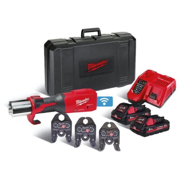 Milwaukee M18 ONEBLHPT-302C M-SET Puristustyökalu sis. akut ja laturin