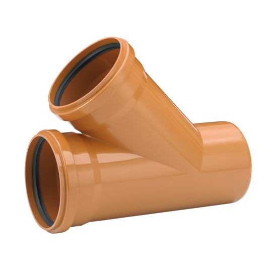 Uponor 3002071161 Jakoputki 45°, PVC, 110 mm