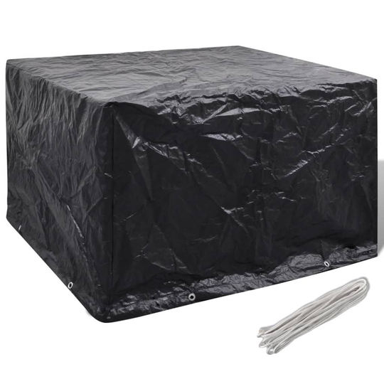vidaXL Puutarhakalusteiden suoja 8 purjerengasta 135 x 135 x 90 cm