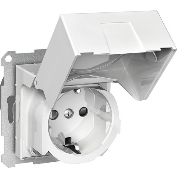 Schneider Electric Exxact WDE002324 Seinäpistorasia vikavirtasuojalla, maadoitettu, 1-osainen