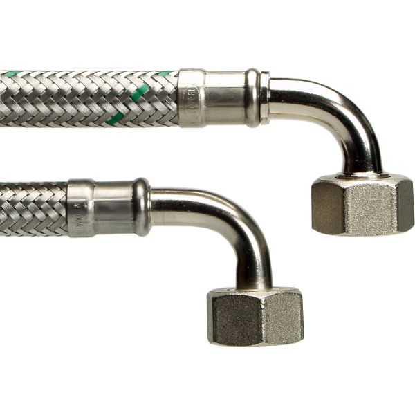 Neoperl 8190893 Liitäntäletku 15x15 kulma/kulma, 800 mm