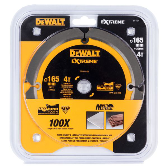Dewalt DT1471-QZ Timanttiterä 165 x 20 mm, 4T