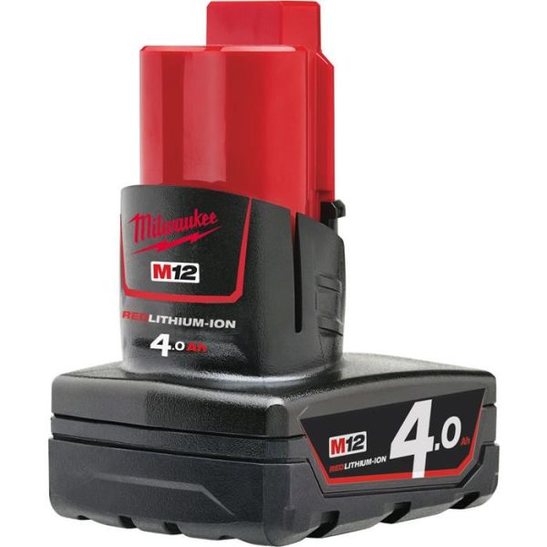 Milwaukee M12 B4 12V Litiumioniakku 4,0Ah