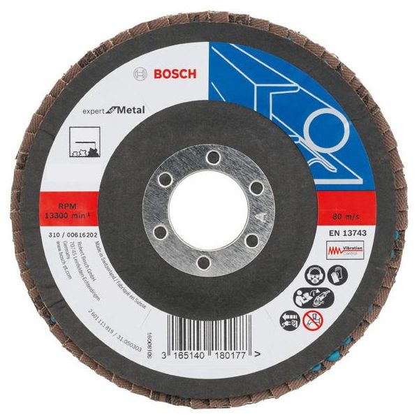 Bosch Expert for Metal Lamellihiomalaikka 180 x 22,23 mm K80