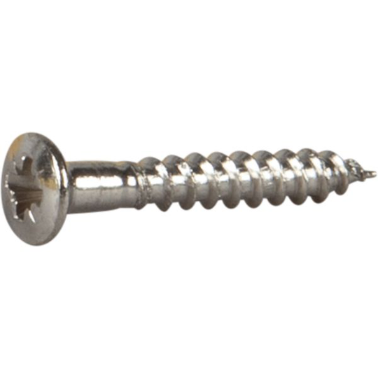 ESSVE 525202 Puuruuvi TKFX, messinki, nikkelöity 3 x 20 mm, 10 kpl