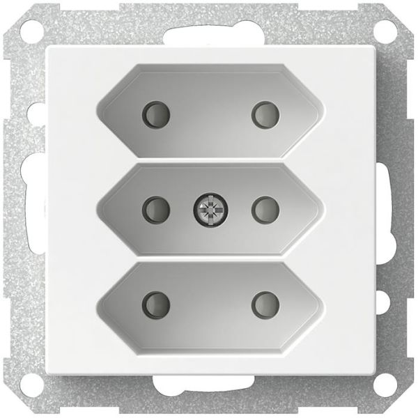 Schneider Electric Exxact WDE002279 Seinäpistorasia 3-osainen euro