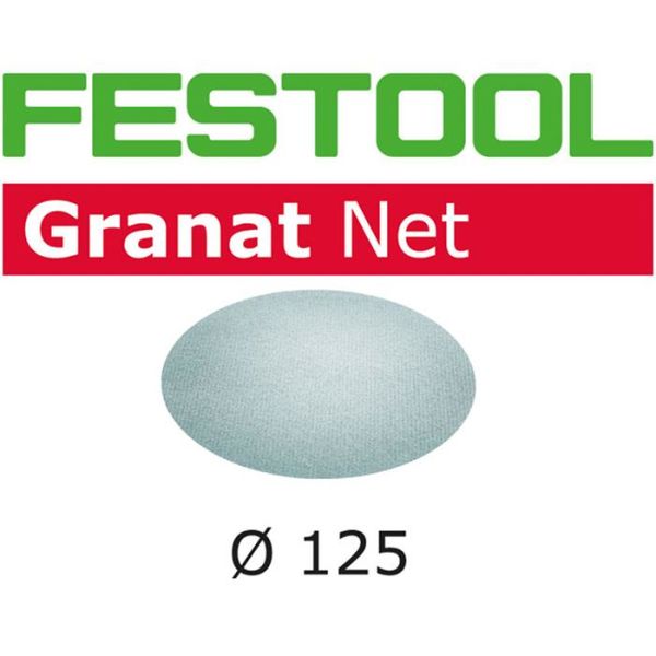 Festool STF D125 GR NET Hiomaverkko 125mm, 50 kpl P80