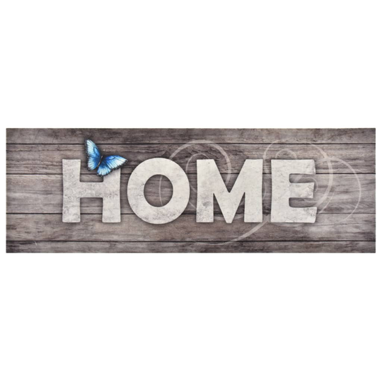 vidaXL Keittiön pestävä lattiamatto Home 45x150 cm