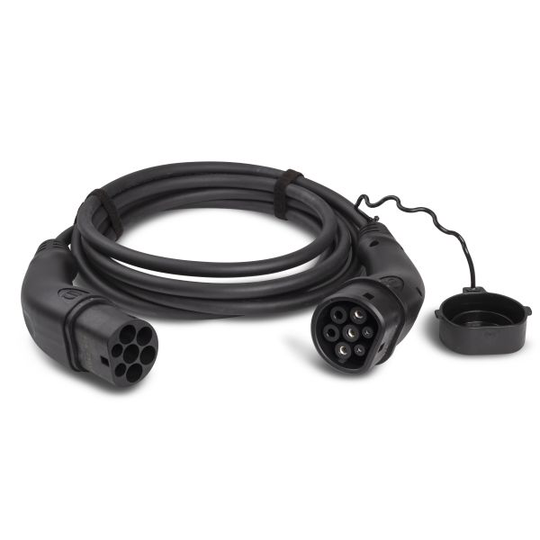 Defa 708965 Latauskaapeli 3-vaihe, T2-T2, 16A 7,5 m