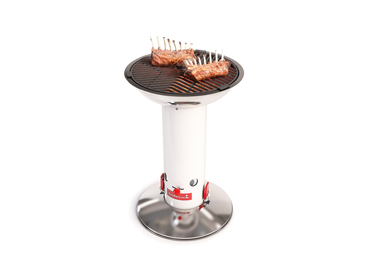 Hiiligrilli BARBECOOKLARGO WHITE