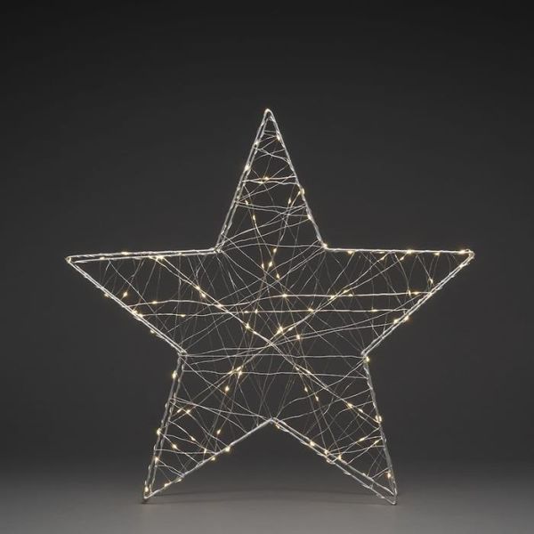 Konstsmide 1793-333 Joulutähti metalli – 60 cm