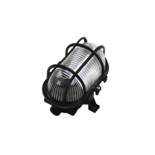 Gelia 110010201 Ristikkovalaisin soikea, 60W, IP44 Musta