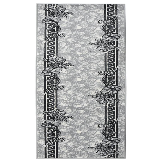 vidaXL Käytävämatto BCF harmaa 100x150 cm