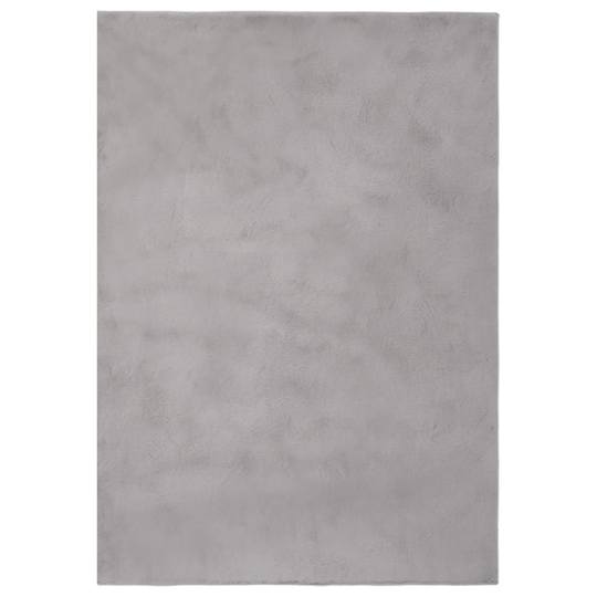 vidaXL Matto jäniksen tekoturkis 180x270 cm harmaa