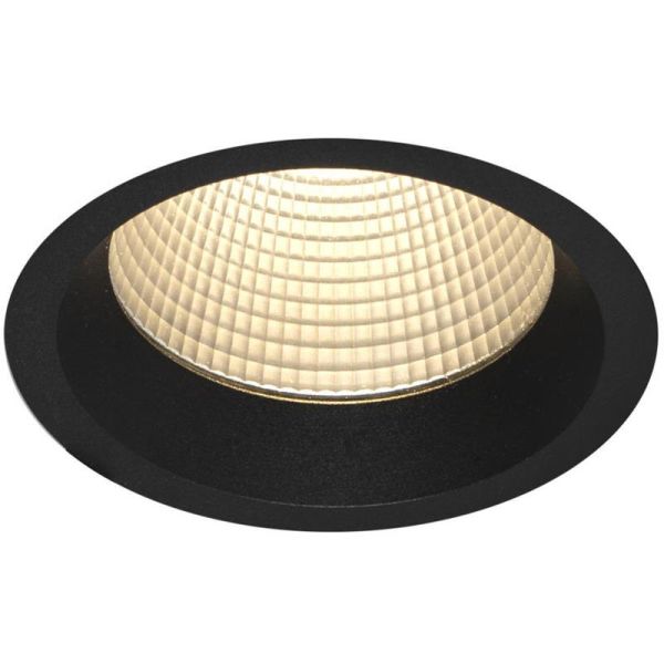Hide-a-Lite Solo Maxi G2 Downlight-valaisin musta, 3000K On/off-liitäntälaite