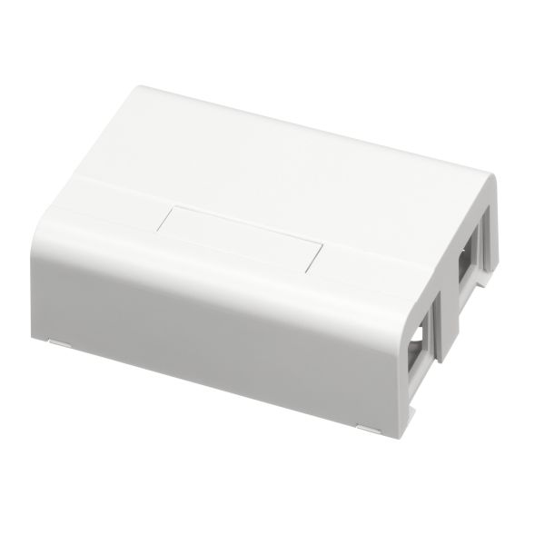Schneider Electric WDE002043 Asennuslaatikko valkoinen 2 kuituliitintä