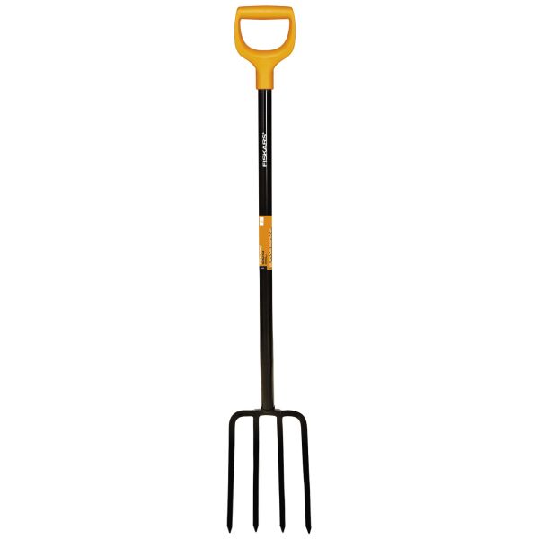 Fiskars Solid Talikko musta teräs, 4-piikkinen