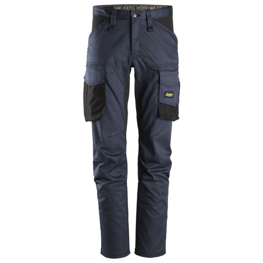 Snickers 6803 AllroundWork Työhousut stretch, laivastonsininen/musta 44