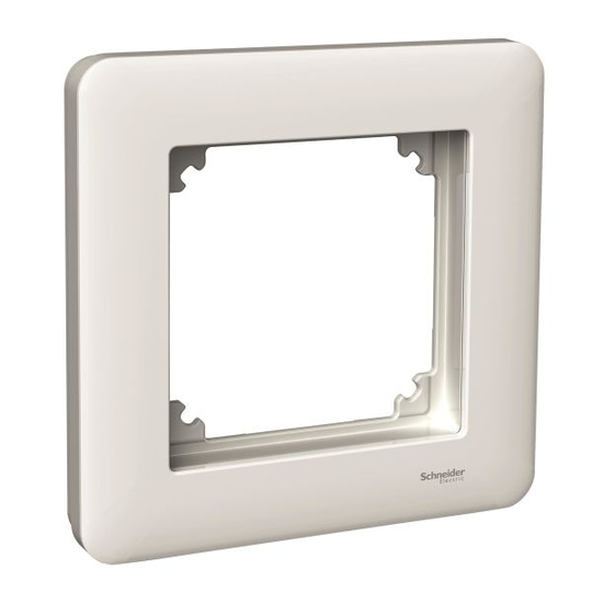 Schneider Electric WDE002977 Kehys Primo 1-paikkainen
