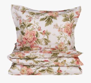 Floral Ballet percale pussilakanasetti percalea valkoinen