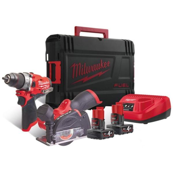 Milwaukee M12 FPP2F-402X Työkalupaketti