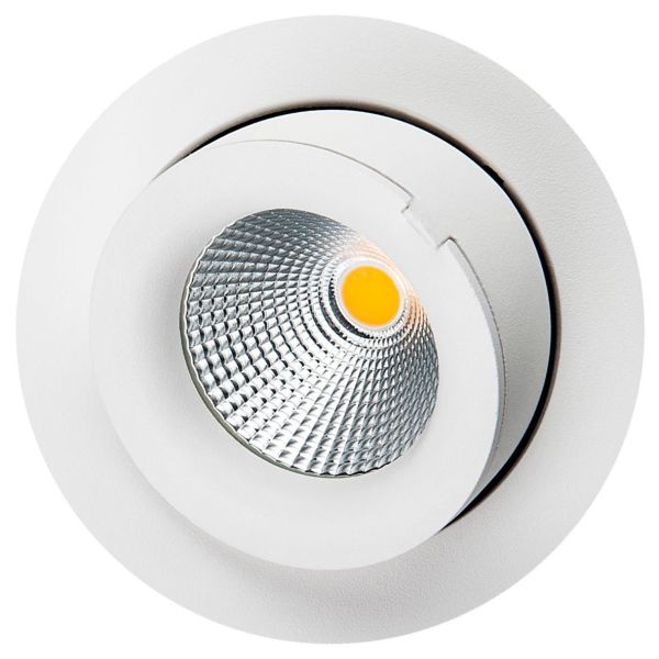 SG Armaturen Junistar Exclusive Downlight-valaisin 9 W, mattavalkoinen