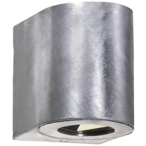 Nordlux CANTO 49701031 Seinävalaisin 2x5W LED, IP44, 2700K Teräs