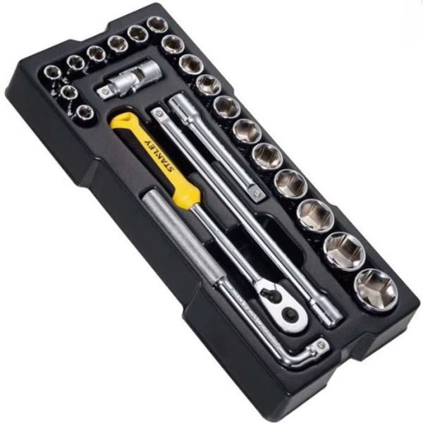 STANLEY STMT1-74173 Transmodule Hylsysarja 1/2", 23 kpl