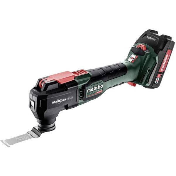 Metabo MT 18 LTX BL QS Monitoimityökalu 2 x Li-Power 2,0 Ah -akkua