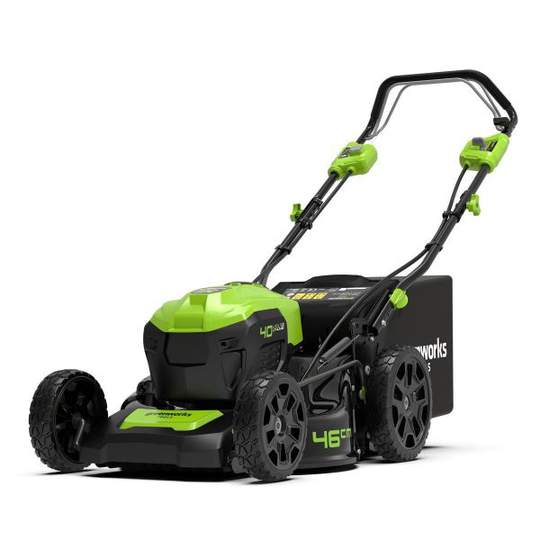 Greenworks GD40LM46SP Ruohonleikkuri ei sis. akkua ja laturia