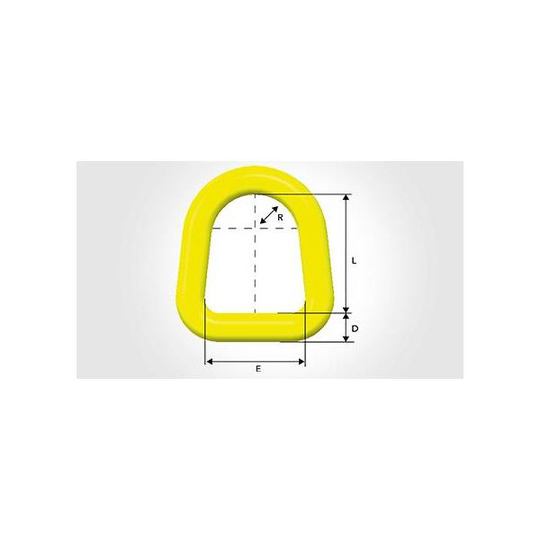 Gunnebo D-14-10 Nostosilmukka säädettävä 180° 14x55x65 mm