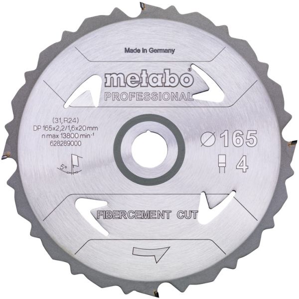 Metabo 628287000 Sahanterä 160x20 mm, 4T