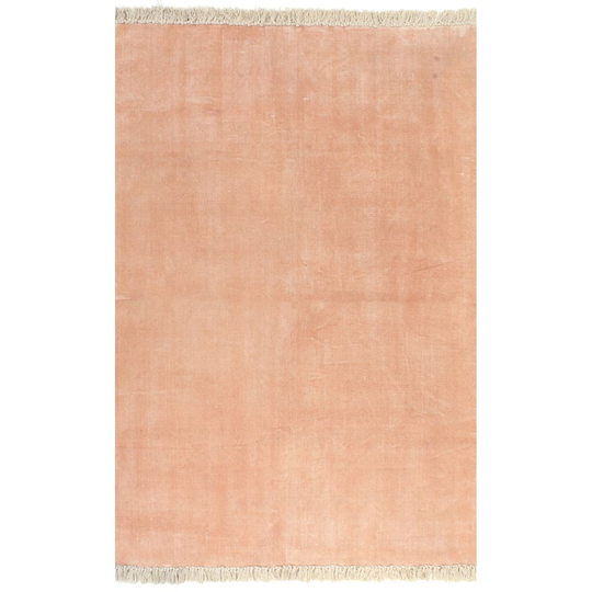 vidaXL Kilim matto puuvilla 120x180 cm vaaleanpunainen