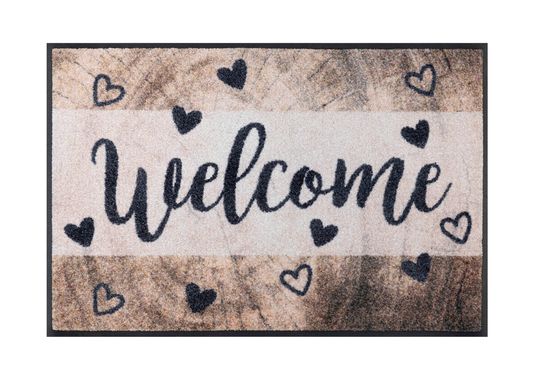 Kynnysmatto Wooden Welcome 50x75 cm