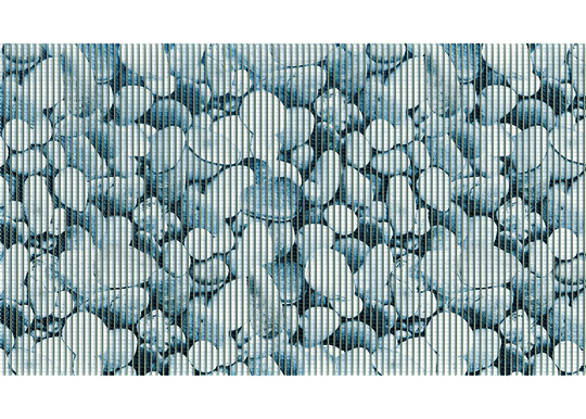 Kylpyhuoneen matto 65x300 cm Kivet