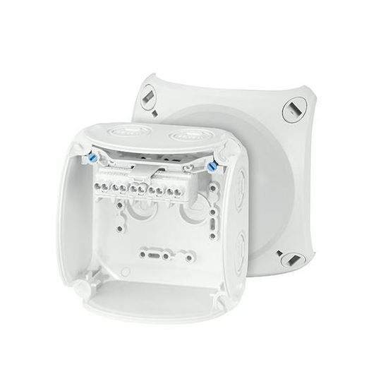 Hensel KF 0402 G Kytkentärasia harmaa, IP66, lasikuitu, 2,5 mm² 104x104 mm