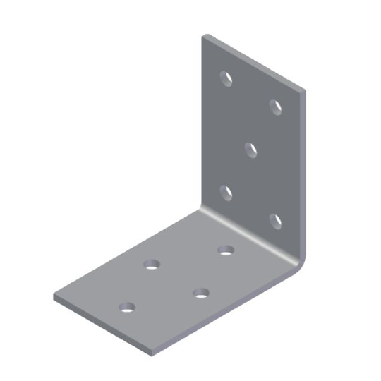 ESSVE 451592 Naulauskulmalevy 60 mm, 2,5 mm 60 x 60 x 40 mm
